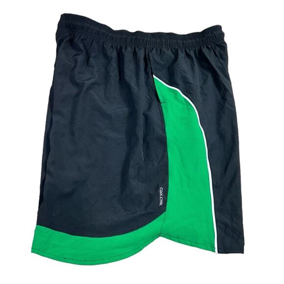 Men's Champion Authentic Basketball Shorts Sz 2XL Cool CTRL Black Green Vented - Picture 4 of 7